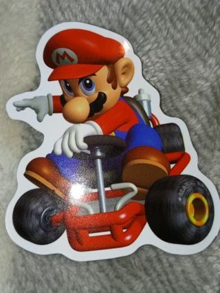 Mario Cool new vinyl sticker no refunds regular mail only Very nice