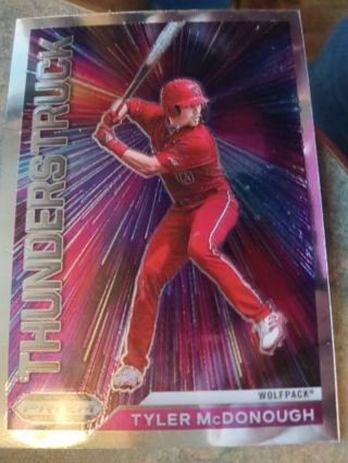 2021 PANINI PRIZM THUNDERSTRUCK TYLER McDONOUGH NC STATE BASEBALL CARD# T-TM