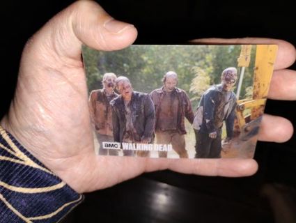 The Walking Dead card