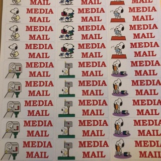 Media Mail labels 