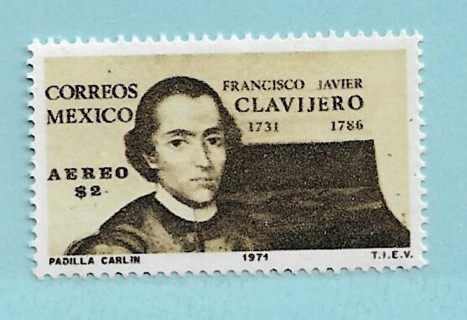 1971 Mexico ScC386 Francisco Javier Clavijero MNH