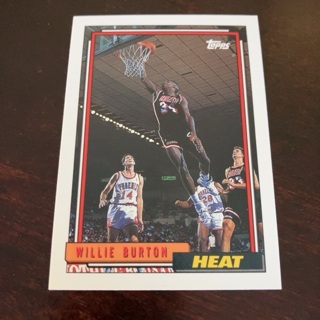 1992-93 Topps - [Base] - #62 Willie Burton