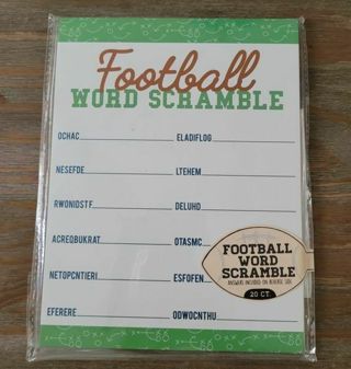FOOTBALL Word Scramble Sheets