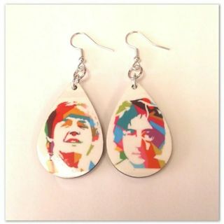 The Beatles Artsy Dangle Earrings B-4