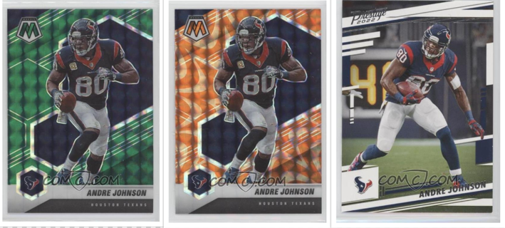 2021 Mosaic Reactive Orange / Green / Prestige - Andre Johnson