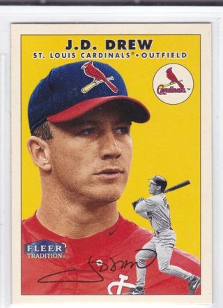 J.D. Drew 2000 Fleer Tradition St. Louis Cardinals