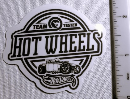 Large Hot Wheels Vinyl Sticker