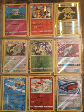 set of 9 pokemon cards free shipping