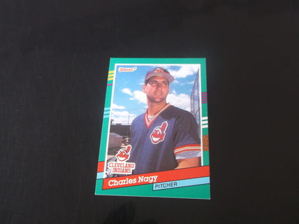 1991 Donruss  series  two   Charles Nagy    card  #   592 Cleveland Indians