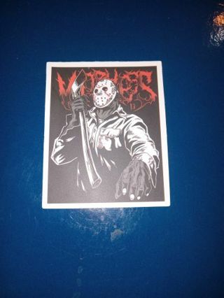 Jason Friday The 13th Horror Movie Reusable Waterproof Fade proof Sticker Decal