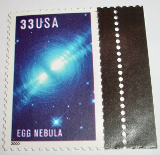 Scott #3387, Egg Nebula, One Useable 33¢ US Postage Stamp.  Has Original Gum.