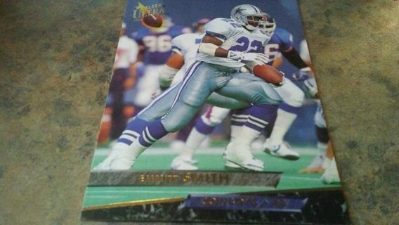 1993 FLEER ULTRA EMMITT SMITH DALLAS COWBOYS FOOTBALL CARD# 101 HALL OF FAMER