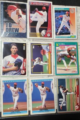 18 Assorted Cardinals Cards
