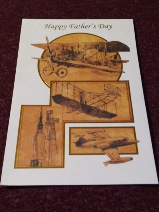 Happy Father's Day Card - Aircraft