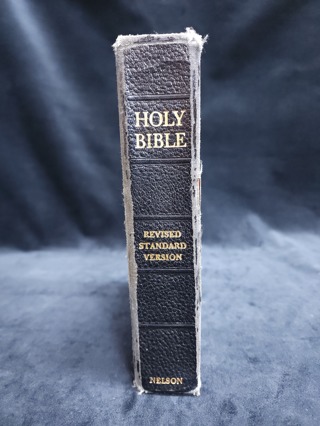 Holy Bible with HELPS Revised Standard Version Nelson 1952 Pictures Red Edge