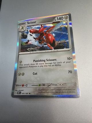 Pokemon Scizor holo 141/197