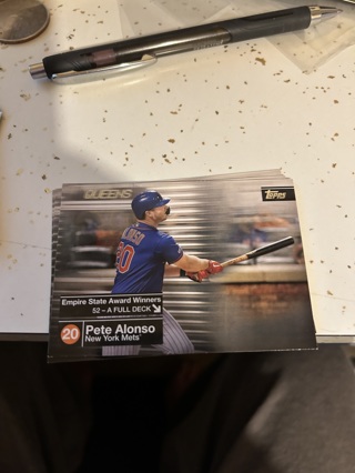 2020 topps empire state award winners pete alonso esaw-26