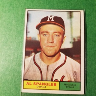 1961 - TOPPS BASEBALL CARD NO. 73 - AL SPANGLER - BRAVES