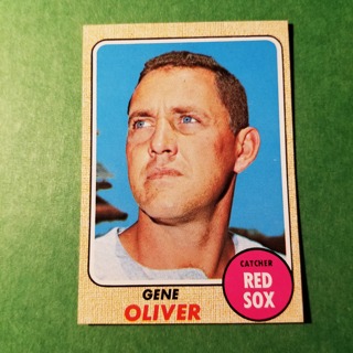 1968 - TOPPS BASEBALL CARD NO. 449 - GENE OLIVER- RED SOX