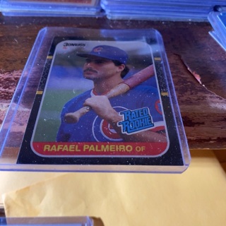 1987 donruss Rafael palmerio rookie baseball card 