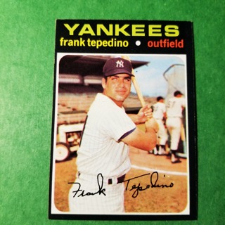 1971 Topps Vintage Baseball Card # 342 - FRANK TEPEDINO - YANKEES - NRMT/MT