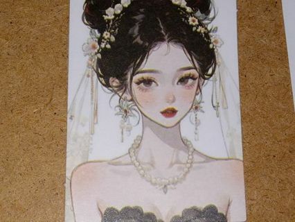 Girl one nice thin vinyl sticker no refunds regular mail only Very nice quality!