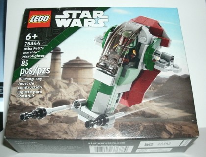 lego star wars boba fett's starship #75344 85pcs 