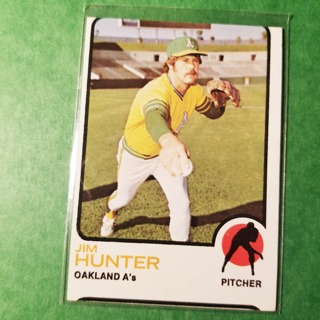 1973 - TOPPS BASEBALL CARD NO. 235 - JIM HUNTER - A'S