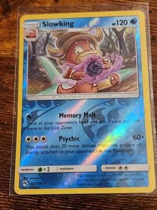 Pokemon Slowking 55/214 reverse holo rare card