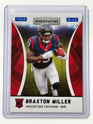 Braxton Miller RC /49 - 2016 Rookies and Stars True Blue #165