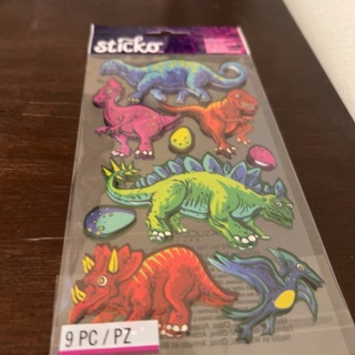 Sticko dimensional dinosaur stickers 