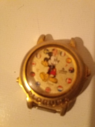 old mickey watch,,,no band works!