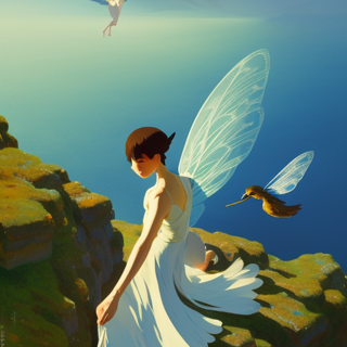 Listia Digital Collectible: Fairy & Hummingbird Fairy