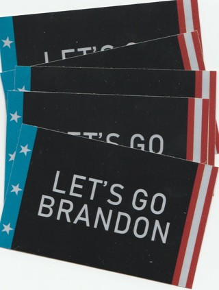 Lets Go Brandon Sticker lot of 10
