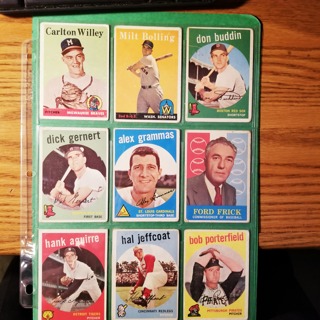  9 - LOT - 1959/58 TOPPS. VARIOUS CONDITION. READ