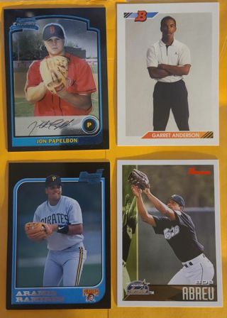 4 mlb rookie cards