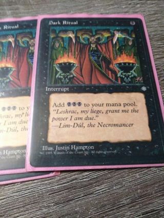 MTG DARK RITUAL PLAYSET