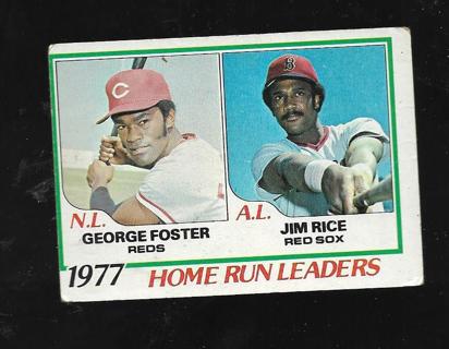 1978 TOPPS JIM RICE #202