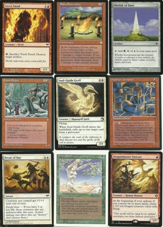 9 Card Magic the Gathering Vintage 1994 and Newer MTG Cards 