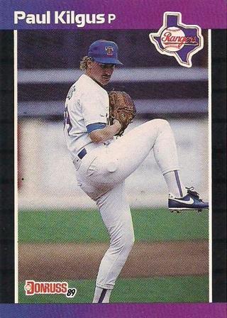 Tradingcard - 1989 Donruss #283 - Paul Kilgus VAR - Texas Rangers