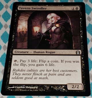 MTG ✨ Tavern Swindler - (U) 79/274  Return to Ravnica (RTR) ✨ Magic the Gathering (2012)