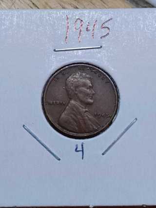 1945 Lincoln Wheat Penny! 31.4