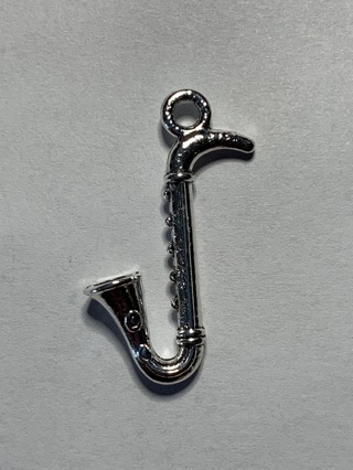 MUSIC CHARM~#8~ANTIQUE SILVER~FREE SHIPPING!