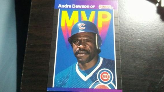 1989 DONRUSS ANDRE DAWSON CHICAGO CUBS BASEBALL CARD# BC-8