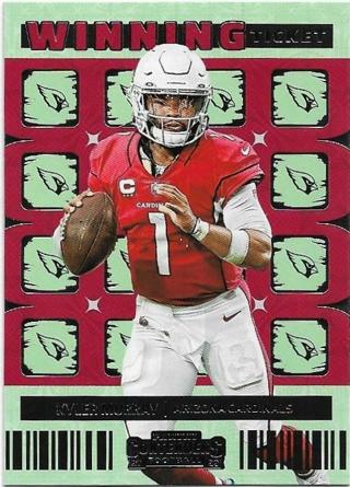 2022 CONTENDERS KYLER MURRAY WINNING TICKET INSERT CARD