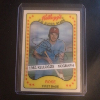 1981 Kellogg’s Pete Rose #63