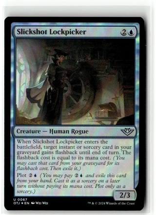 2024 MTG OTJ Slickshot Lockpicker U Foil Creature #67