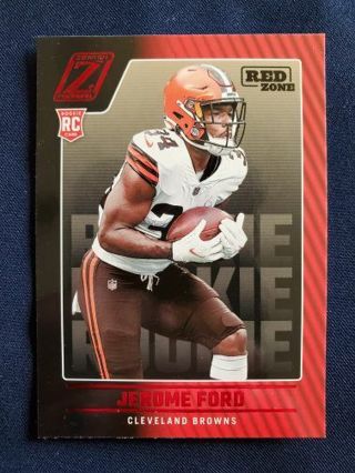 2022 Panini Zenith Red Zone Rookie Jerome Ford
