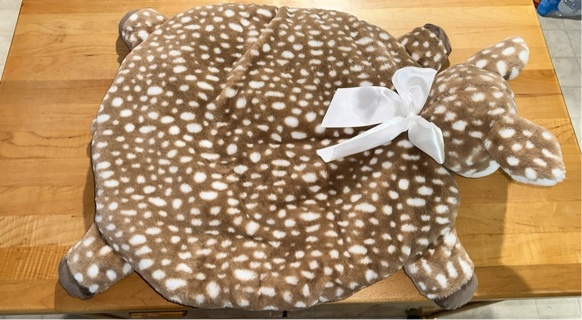 Deer tummy time mat 