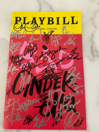 Bad Cinderella Signed Playbill